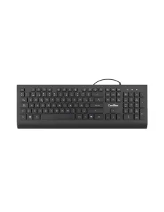 CoolBox TECLADO USB FLAT PRO TECLAS CHOCOLATE 1.8M DE CABLE 610G. SILENCIOSO