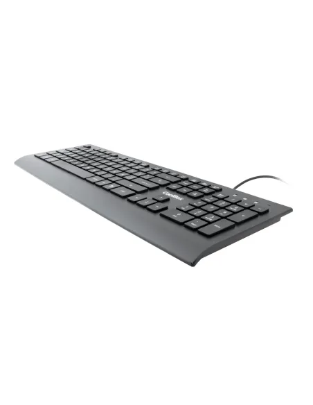CoolBox TECLADO USB FLAT PRO TECLAS CHOCOLATE 1.8M DE CABLE 610G. SILENCIOSO