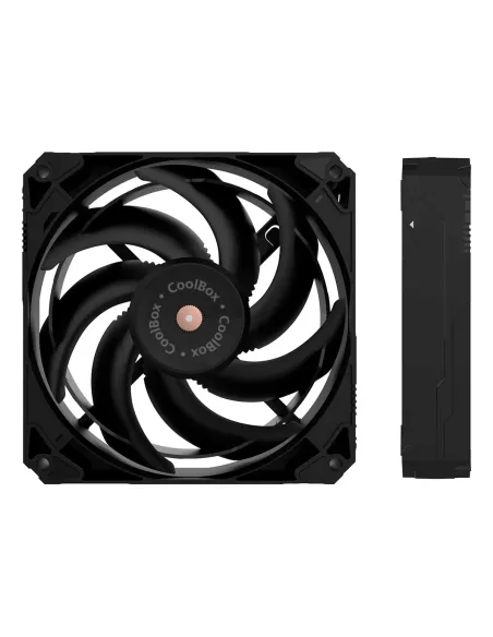CoolBox Ventilador V12 Black