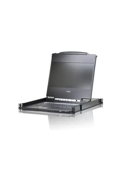 ATEN CL6700MW-ATA-EG consola de rack 43,9 cm (17.3") Negro 1U