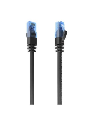 AISENS Cable De Red Latiguillo RJ45 Cat.6 UTP AWG26 CCA, Negro, 0.5 cm