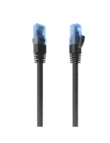 AISENS Cable De Red Latiguillo RJ45 Cat.6 UTP AWG26 CCA, Negro, 1.0 m