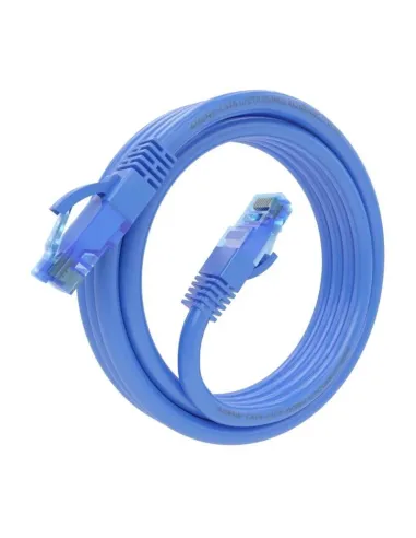 AISENS Cable De Red Latiguillo RJ45 Cat.6 UTP AWG26 CCA, Azul, 2.0 m