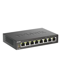 D-Link DGS-1008P E switch No administrado L2 Gigabit Ethernet (10 100 1000) Energía sobre Ethernet (PoE) Escritorio Negro 2