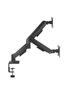 AISENS Soporte de Mesa Eco Contrapeso Giratorio e Inclinable para Monitor TV 9KG (3 Pivotes, 2 Brazos) de 17"-32", Negro 2