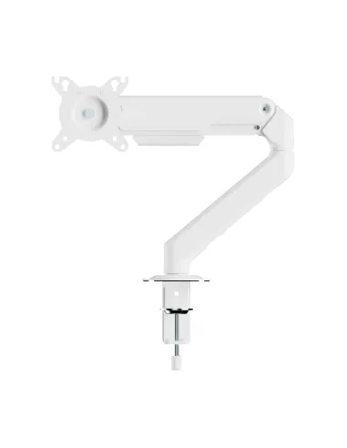 AISENS Soporte de Mesa Eco Contrapeso Giratorio e Inclinable para Monitor TV 9kg (3 PIVOTES, 1 BRAZO) de 17-32, Blanco