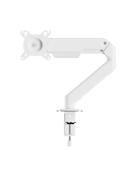 AISENS Soporte de Mesa Eco Contrapeso Giratorio e Inclinable para Monitor TV 9kg (3 PIVOTES, 1 BRAZO) de 17-32, Blanco