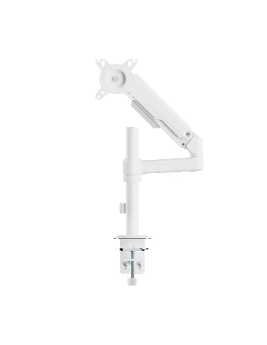 AISENS Soporte de Mesa Eco Contrapeso Giratorio e Inclinable para Monitor TV 9kg (3 PIVOTES, 1 BRAZO) de 17-32, Blanco