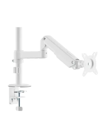 AISENS Soporte de Mesa Eco Contrapeso Giratorio e Inclinable para Monitor TV 9kg (3 PIVOTES, 1 BRAZO) de 17-32, Blanco