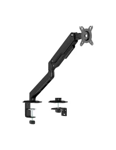 AISENS Soporte de Mesa Eco Contrapeso Giratorio e Inclinable para Monitor TV 9kg (3 Pivotes, 1 Brazo) de 17-32, Negro