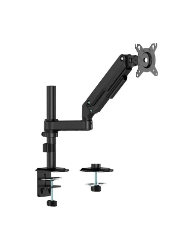 AISENS Soporte de Mesa Eco Contrapeso Giratorio e Inclinable para Monitor TV 9kg (3 Pivotes, 1 Brazo) de 17-32, Negro