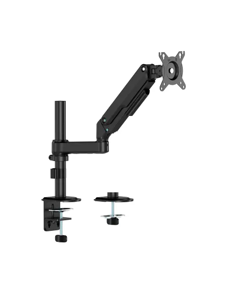 AISENS Soporte de Mesa Eco Contrapeso Giratorio e Inclinable para Monitor TV 9kg (3 Pivotes, 1 Brazo) de 17-32, Negro