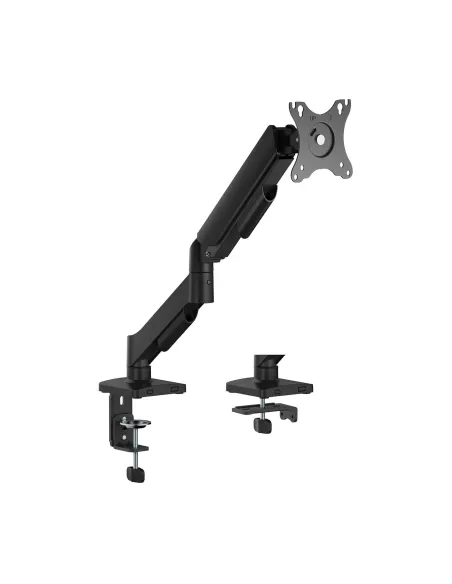 AISENS Soporte de Mesa Eco Contrapeso Giratorio e Inclinable para Monitor TV 9KG (3 Pivotes, 1 Brazo) de 17"-32", Negro