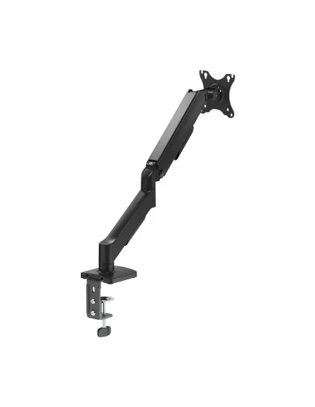 AISENS Soporte de Mesa Eco Contrapeso Giratorio e Inclinable para Monitor TV 9KG (3 Pivotes, 1 Brazo) de 17"-32", Negro