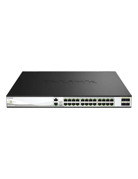 D-Link DXS-3130-28P Gestionado L3 10G Ethernet (100 1000 10000) Energía sobre Ethernet (PoE) Negro, Gris