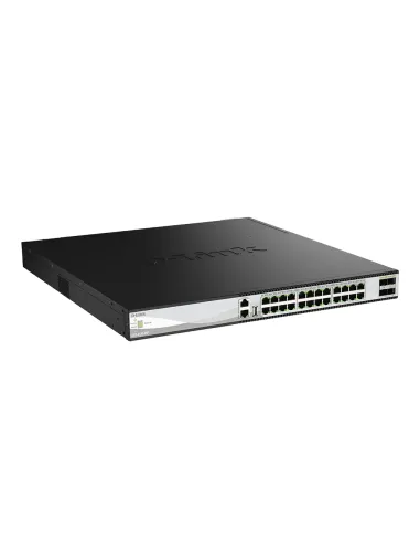 D-Link DXS-3130-28P Gestionado L3 10G Ethernet (100 1000 10000) Energía sobre Ethernet (PoE) Negro, Gris
