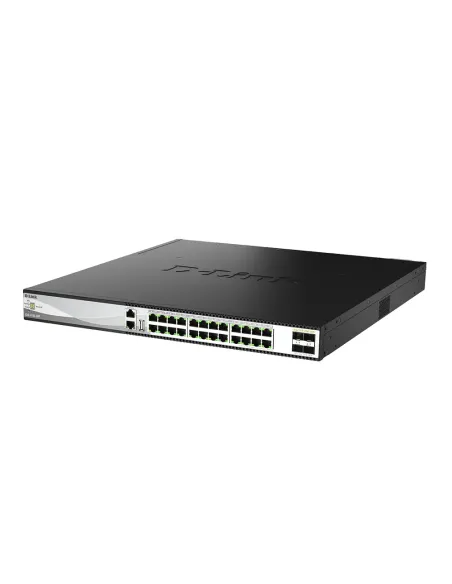 D-Link DXS-3130-28P Gestionado L3 10G Ethernet (100 1000 10000) Energía sobre Ethernet (PoE) Negro, Gris