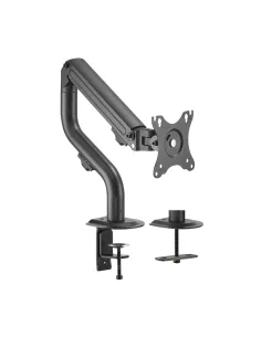AISENS Soporte de Mesa ECO Contrapeso Giratorio e Inclinable para Monitor TV 8Kg (3 Pivotes, 1 Brazo) de 17-32, Negro 2
