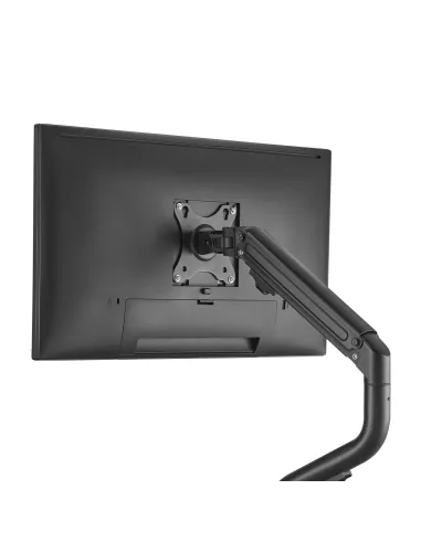 AISENS Soporte de Mesa ECO Contrapeso Giratorio e Inclinable para Monitor TV 8Kg (3 Pivotes, 1 Brazo) de 17-32, Negro