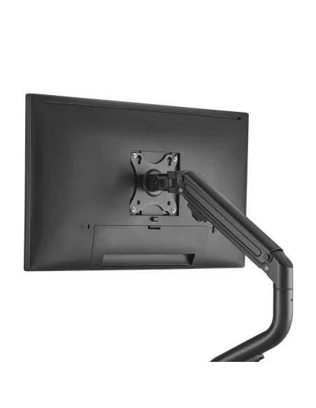 AISENS Soporte de Mesa ECO Contrapeso Giratorio e Inclinable para Monitor TV 8Kg (3 Pivotes, 1 Brazo) de 17-32, Negro