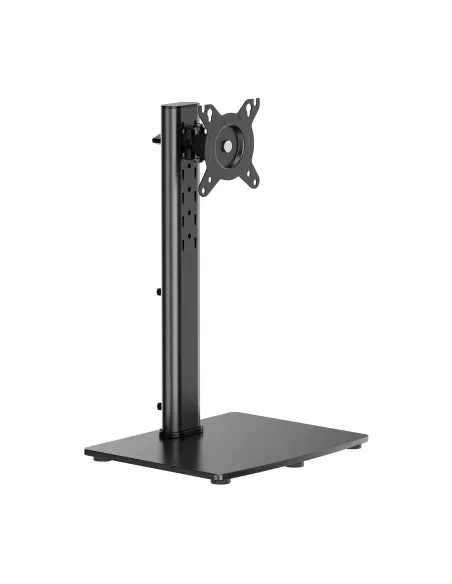 AISENS Soporte de Mesa Con Peana Eco Giratorio e Inclinable para Monitor TV 12kg de 17-34, Negro