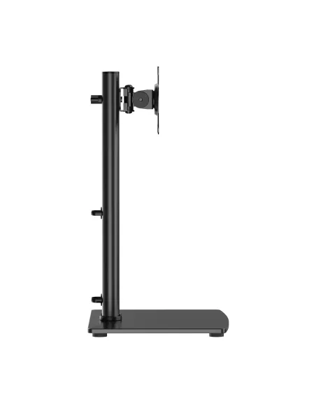 AISENS Soporte de Mesa Con Peana Eco Giratorio e Inclinable para Monitor TV 12kg de 17-34, Negro