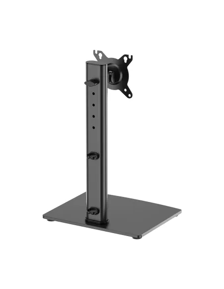 AISENS Soporte de Mesa Con Peana Eco Giratorio e Inclinable para Monitor TV 12kg de 17-34, Negro
