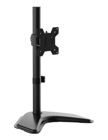 AISENS Soporte de mesa con peana eco giratorio e inclinable para monitor TV 10kg de 17-32, Negro