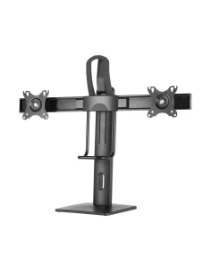 AISENS Soporte De Mesa Pro Contrapeso Giratorio E Inclinable Para 2 Monitores 6kg De 17-27, Negro 2