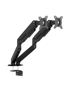 AISENS Soporte de Mesa Eco Contrapeso Giratorio e Inclinable para Monitor TV 9kg (3 Pivotes, 2 Brazos) de 17-32, Negro 2