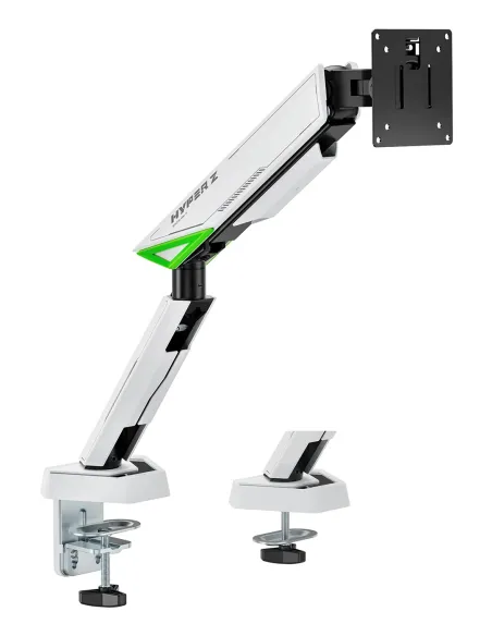 AISENS DT49TSR-343 soporte para monitor 124,5 cm (49") Escritorio Negro, Blanco