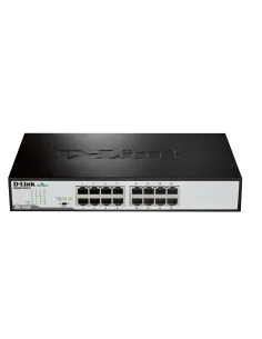 D-Link DGS-1016D E switch No administrado Negro, Metálico 2