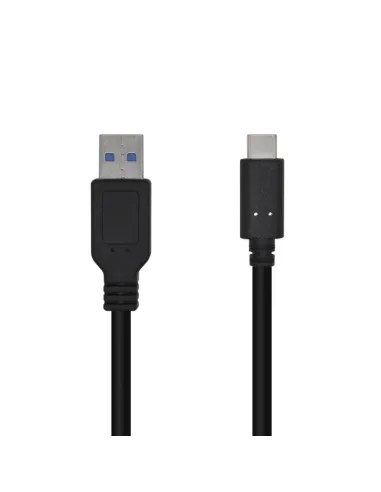 AISENS Cable USB 3.1 Gen 2 10 Gbps 3 A, Tipo C/M-A/M, Negro, 1.5m