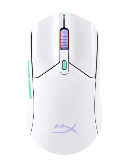HP HyperX Pulsefire Haste 2 Core inalámbricos: ratón gaming (blanco/verde/púrpura)