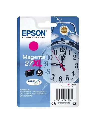 Epson Alarm clock Singlepack Magenta 27XL DURABrite Ultra Ink