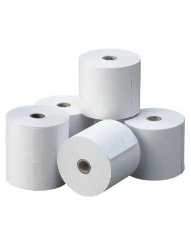 Rollo Papel Térmico 80X80X12 MM Pack 6 Uds sin BPA