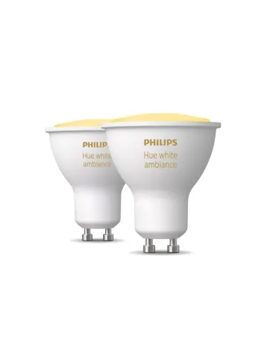 Philips by Signify Hue White ambiance GU10 - foco inteligente - (paquete de 2)