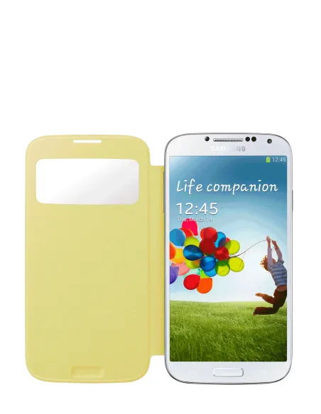Samsung S View funda para teléfono móvil Libro Amarillo