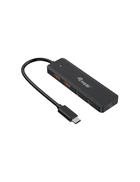 Equip 128966 hub de interfaz USB 3.2 Gen 2 (3.1 Gen 2) Type-C 10000 Mbit s Negro