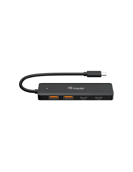 Equip 128966 hub de interfaz USB 3.2 Gen 2 (3.1 Gen 2) Type-C 10000 Mbit s Negro