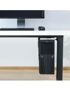 Ewent EW1293 soporte de CPU Soporte para instalación de CPU bajo mesa Negro 2