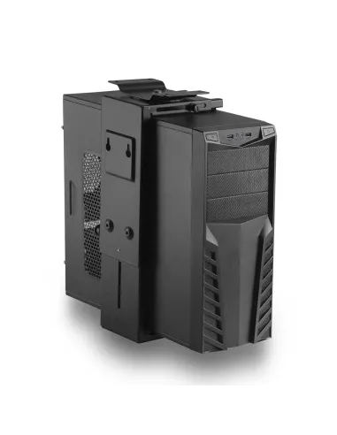Ewent EW1293 soporte de CPU Soporte para instalación de CPU bajo mesa Negro