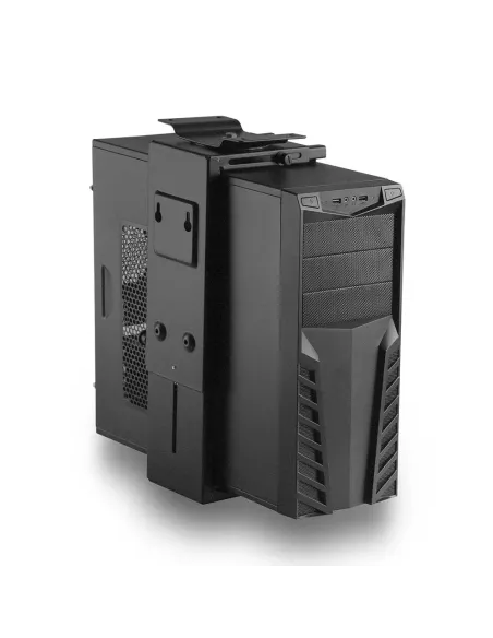 Ewent EW1293 soporte de CPU Soporte para instalación de CPU bajo mesa Negro