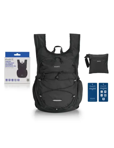 Ewent EW2541 mochila Mochila deportiva Negro Nylon