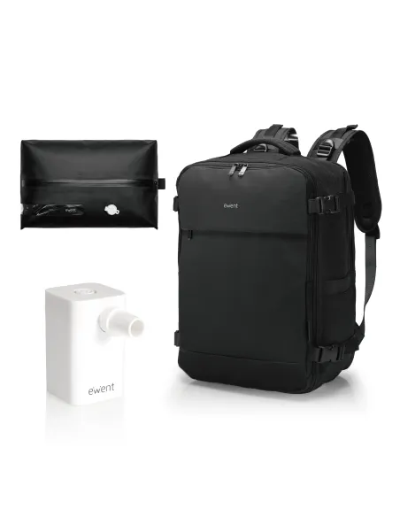 Ewent EW2540 mochila Mochila informal Negro Oxford, Poliéster, Cloruro de polivinilo (PVC)