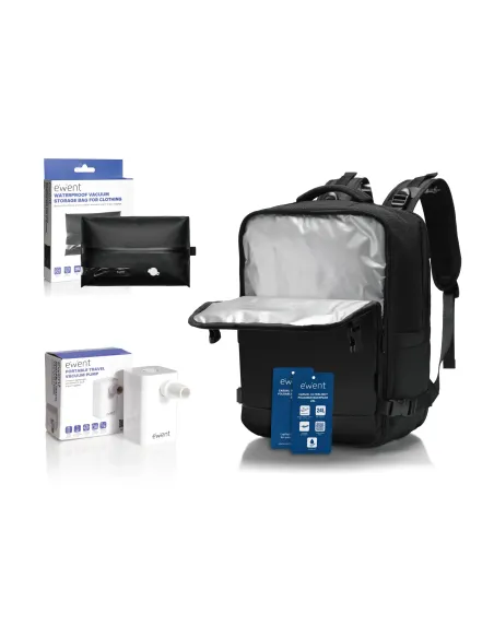 Ewent EW2540 mochila Mochila informal Negro Oxford, Poliéster, Cloruro de polivinilo (PVC)