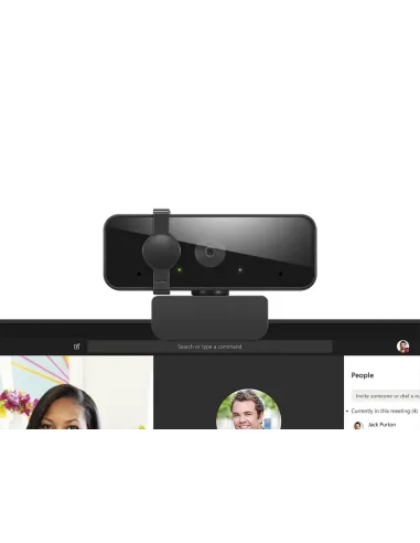 Lenovo Essential FHD Gen2 cámara web 1920 x 1080 Pixeles USB 2.0 Negro