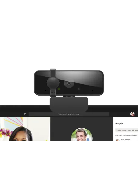 Lenovo Essential FHD Gen2 cámara web 1920 x 1080 Pixeles USB 2.0 Negro