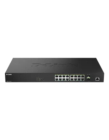 D-Link DMS-1250-18P E switch Gestionado L2 2.5G Ethernet (100 1000 2500) Energía sobre Ethernet (PoE) Negro