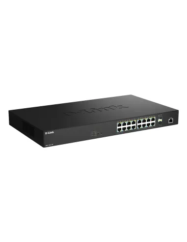 D-Link DMS-1250-18P E switch Gestionado L2 2.5G Ethernet (100 1000 2500) Energía sobre Ethernet (PoE) Negro
